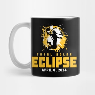 Total Solar Eclipse 2024 Basketball Mug